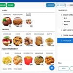 application caisse Commercill ECRAN SAISIE NOTE sur Tablette Android