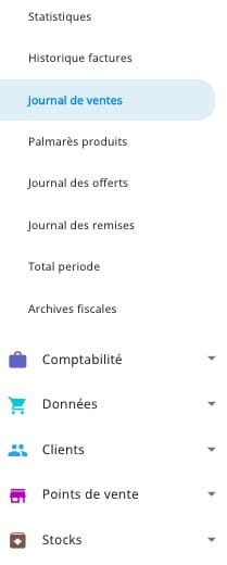Interface Back Office Commercill