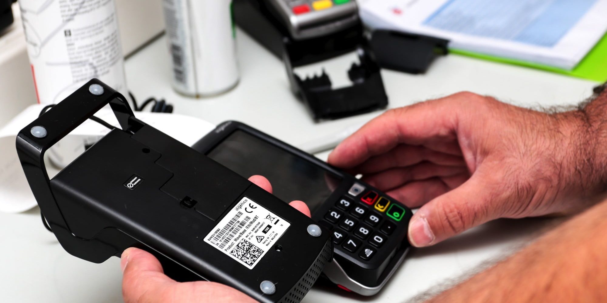 Maintenance TPE Ingenico chez Commercill