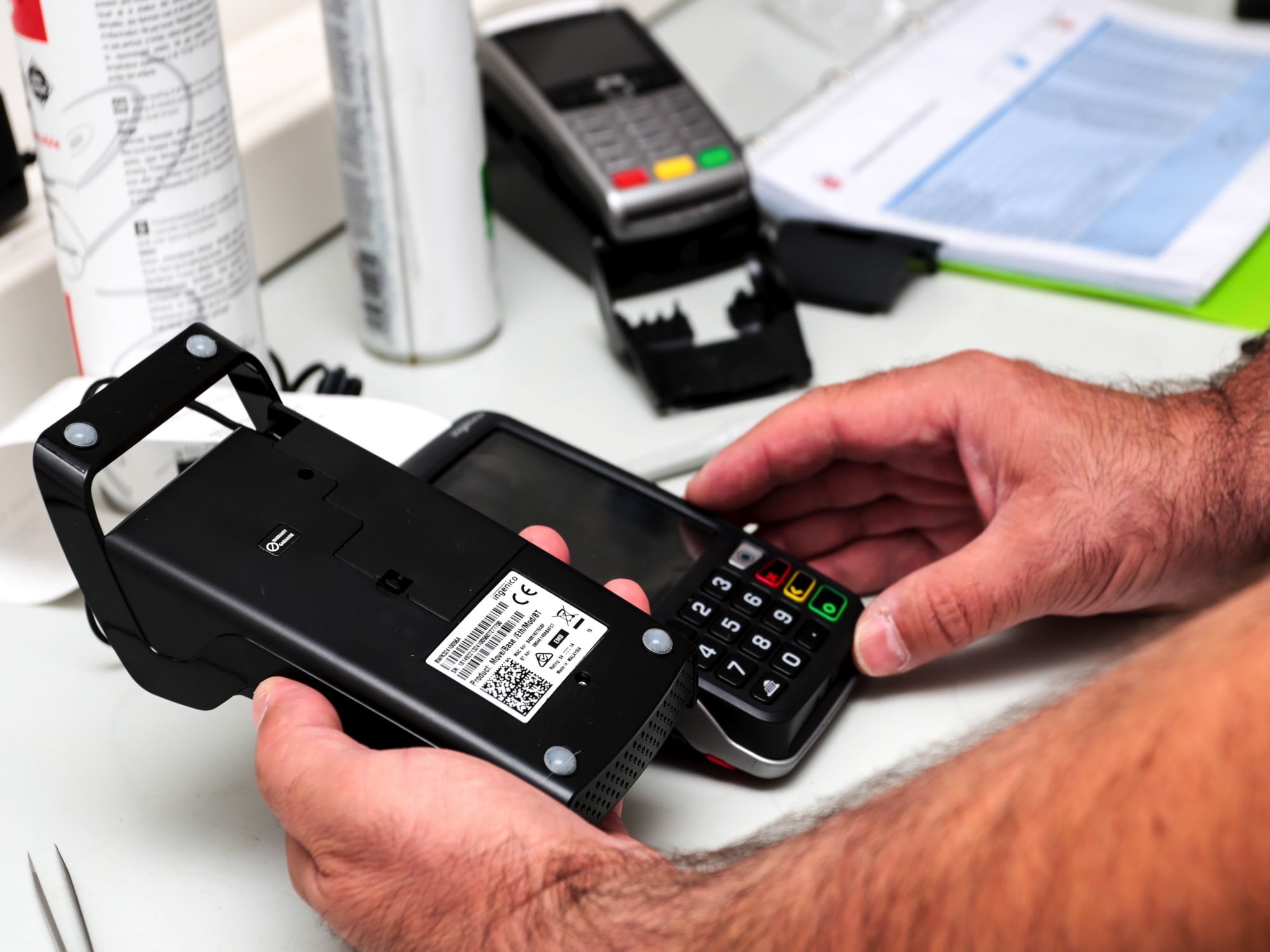 Maintenance TPE Ingenico chez Commercill