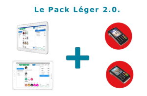 Pack Commercill : Tablette caisse enregistreuse avec TPE Ingenico