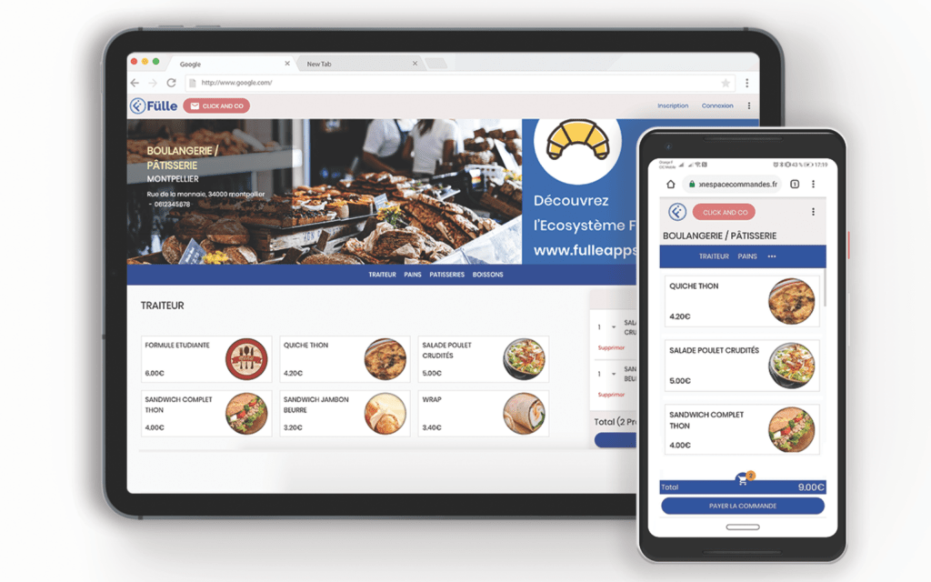 WEBSHOP Commercill Click&collect