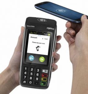 Lecteur carte Ingenico Move 5000 pour paiement mobile sans contact