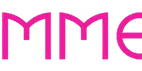 Logo circulaire multicolore et typographie fuchsia symbolisant innovation, créativité et modernité.