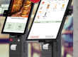 Bornes de commande iMin 21 et 27 pouces pour restaurants modernes et services rapides.