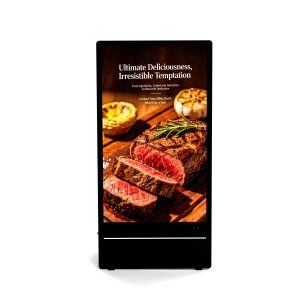 Chevalet numérique pour menu de restaurant en écran full hd 43 pouces